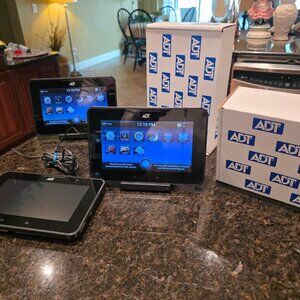 3 ADT NeatGear Black monior 9"x 5 1/4"